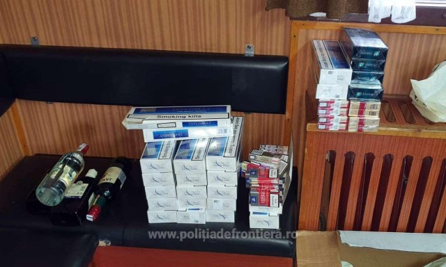 Polițiștii de frontieră constănțeni au DESCOPERIT peste 5000 de pachete de țigări nedeclarate