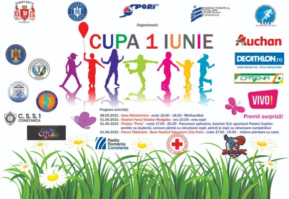 Primăria Constanța organizează „Cupa 1 iunie”, activități antrenante pentru copiii de toate vârstele