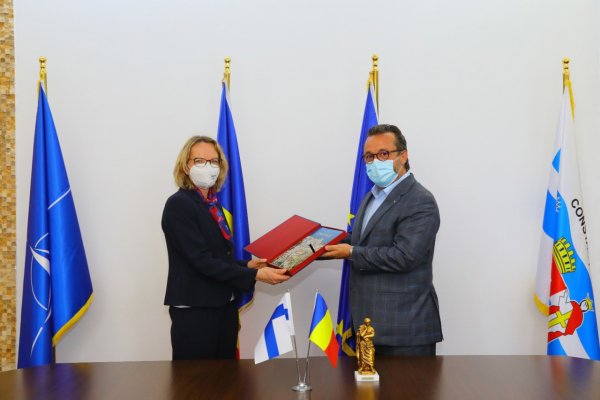 Delegație a Ambasadei Finlandei în România, în vizită, la Constanța