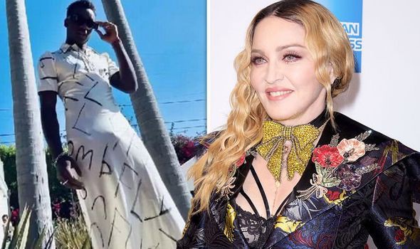 Madonna a postat pe Instagram un videoclip cu fiul ei purtând o rochie