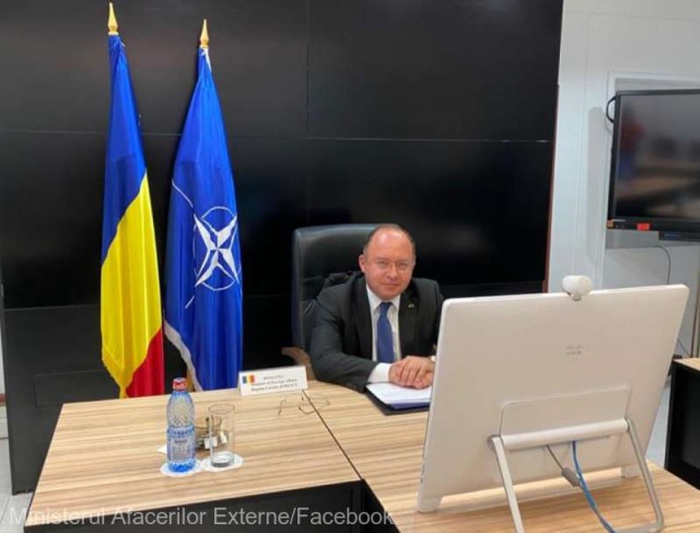 MAE: Ministrul Aurescu a participat la reuniunea de pregătire a Summitului NATO din 14 iunie