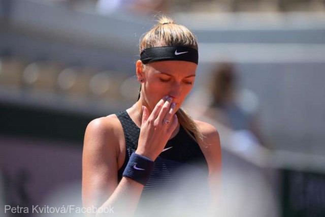 Tenis: Petra Kvitova, accidentată în timpul 
