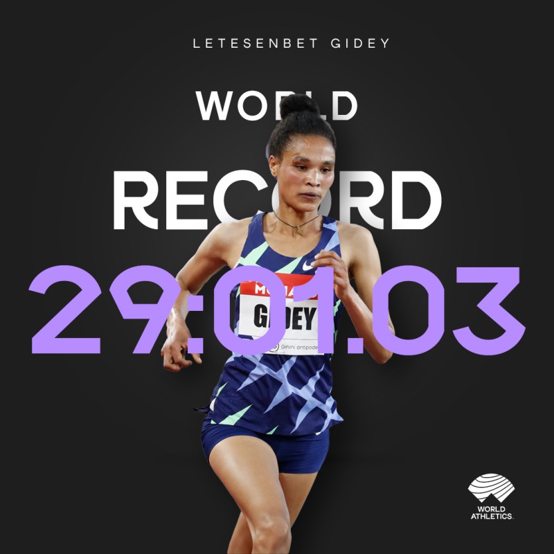 Atletism: Etiopiana Letesenbet Gidey a doborât recordul mondial la 10.000 m
