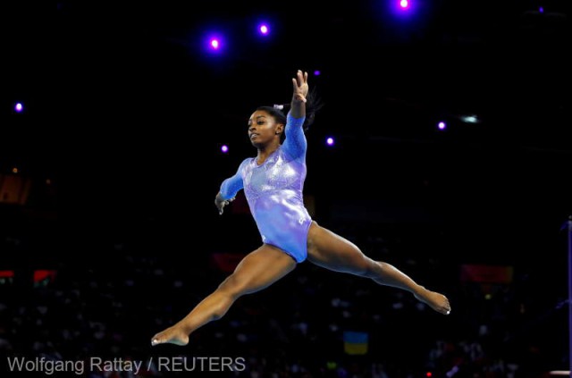 Gimnastică artistică: Simone Biles, campioană a SUA la individual compus pentru a şaptea oară