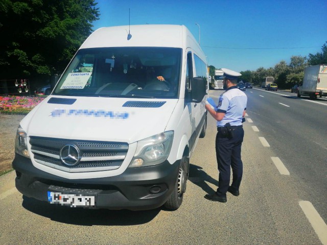 Polițiștii rutieri din Constanța, CONTROALE în TRAFIC