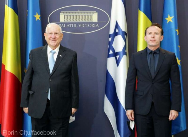Premierul Florin Cîţu, întrevedere cu preşedintele Israelului