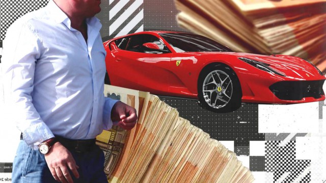 REGELE betoanelor și-a luat noul FERRARI de 350.000 de euro