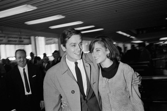 Nathalie şi Alain Delon: 
