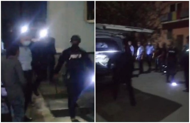 CLIPE de GROAZĂ: S-a TREZIT cu un HOȚ MASCAT în CURTE