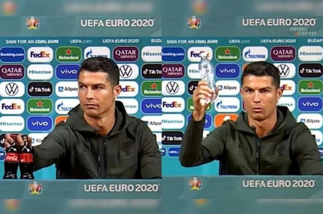 Valoarea acțiunilor Coca-Cola a scăzut cu 4 miliarde de dolari, după un gest al lui Ronaldo. VIDEO