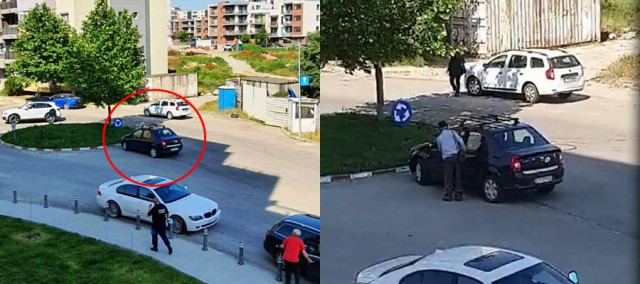 Un BĂTRÂN și-a PARCAT MAȘINA în SENSUL GIRATORIU, pentru că... nu avea unde în altă parte. VIDEO!