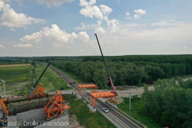 CNAIR: Infiltraţiile de la Podul suspendat peste Dunăre nu pun în pericol finalizarea proiectului în siguranţă