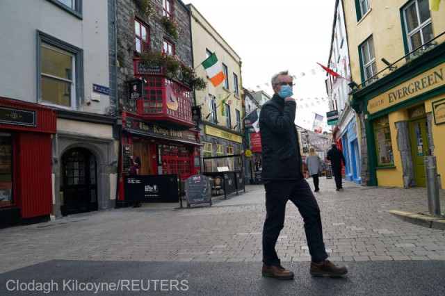 Coronavirus: Varianta Delta avansează şi în Irlanda, cu 20% din noile infectări