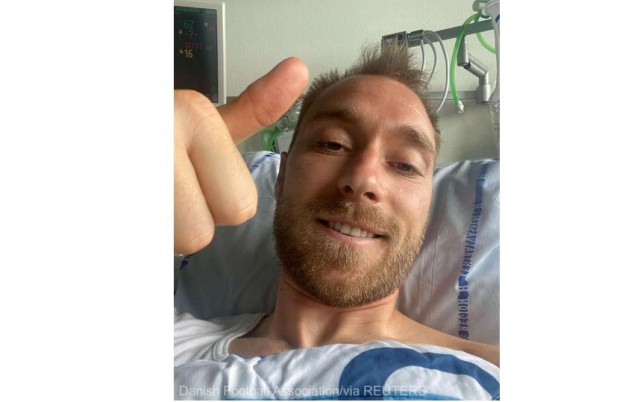 Fotbal - EURO 2020: Christian Eriksen a fost externat după o „operaţie reuşită“