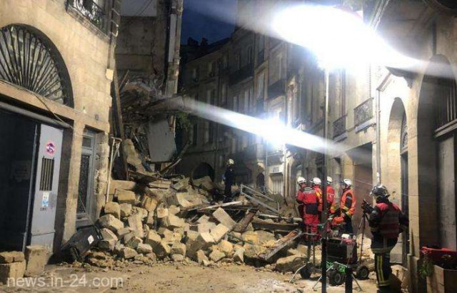Două imobile s-au prăbuşit în Bordeaux: trei răniţi