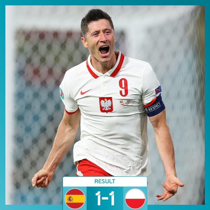 Euro 2020: Spania vs Polonia 1-1 / Gerard Moreno a ratat un penalty - Ibericii, locul trei în Grupa E