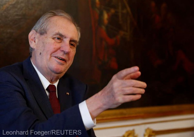 Preşedintele Cehiei, Milos Zeman: Persoanele transgender mi se par dezgustătoare