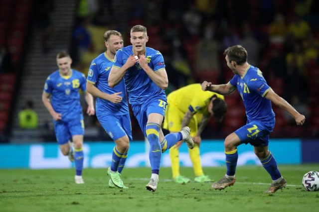 Fotbal - EURO 2020: Ucraina s-a calificat dramatic în sferturi (2-1 cu Suedia), după prelungiri