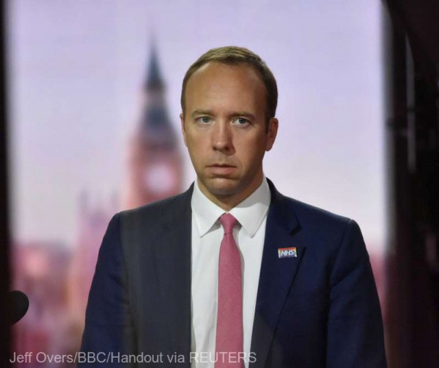 Marea Britanie: Ministrul sănătăţii demisionează pentru încălcarea regulilor antiepidemice