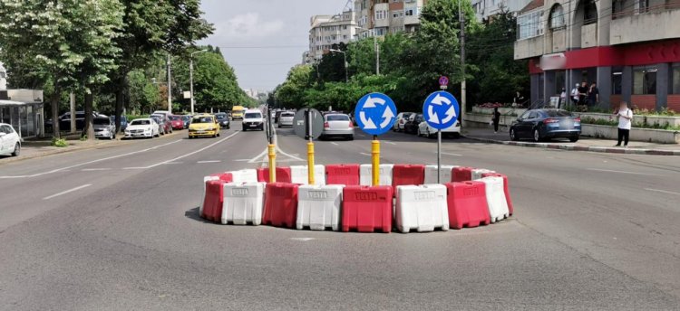 Noi reguli în sensul giratoriu  