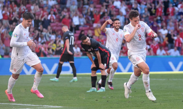 Fotbal - EURO 2020: Spania a învins Croaţia după prelungiri (5-3) şi s-a calificat în sferturi