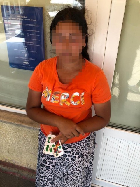 MINORĂ, PRINSĂ la CERŞIT în faţa Gării, de Poliţia Locală