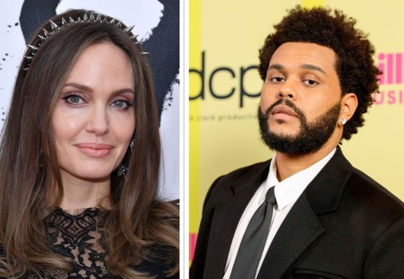 Angelina Jolie și The Weeknd, surprinși la o cină romantică în Los Angeles