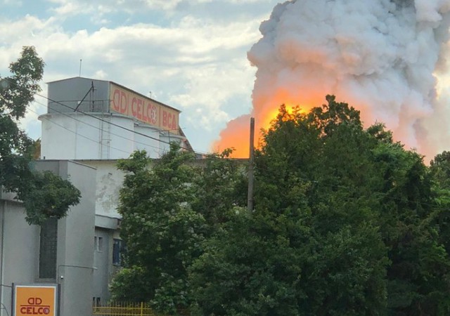 ALARMĂ FALSĂ! Pompierii au fost sesizați că e INCENDIU la CELCO!
