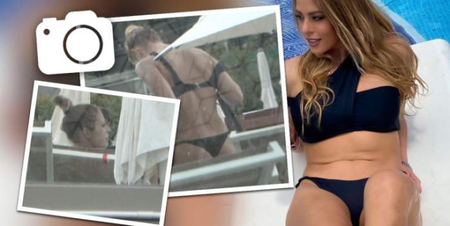 Roxana Nemeș, deranjată de natura dezlănțuită! Vedeta a fugit din calea furtunii fix când spera să capete bronzul perfect