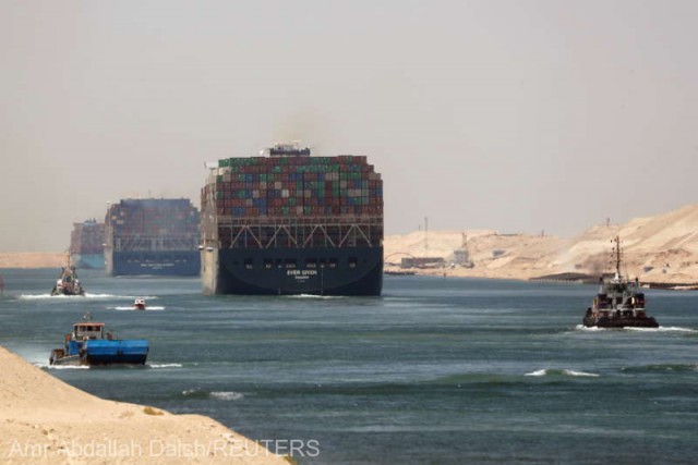 Canalul Suez anunţă venituri record, în pofida blocajului provocat de nava Ever Given