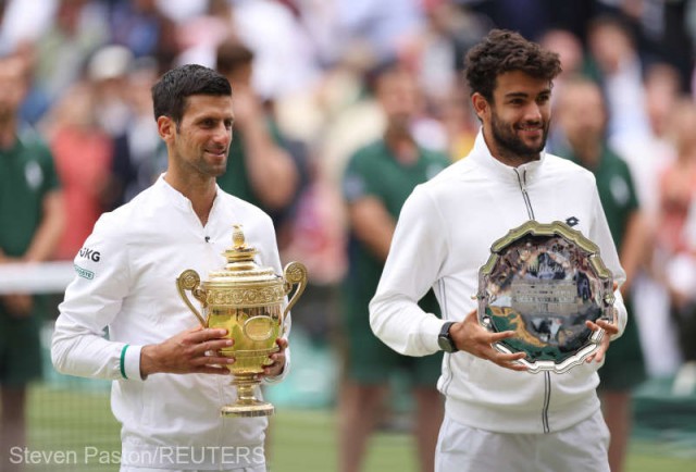 Tenis: Turneul de la Wimbledon - Djokovic a cucerit al 20-lea său titlu de Mare Şlem