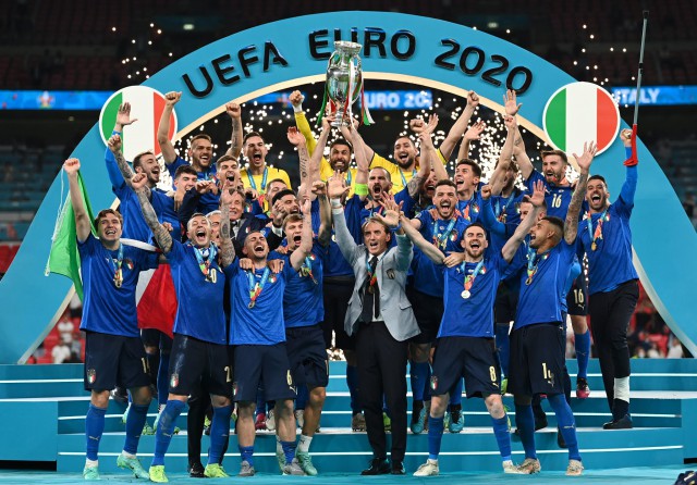 Fotbal - EURO 2020: 250.000 euro pentru fiecare jucător al naţionalei Italiei, noua campioană europeană