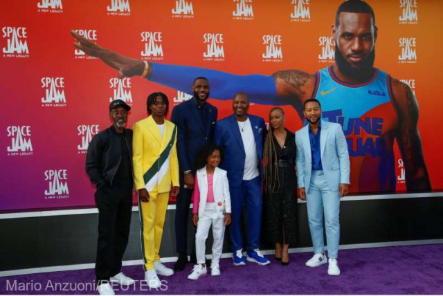 Filmul 'Space Jam: A New Legacy' detronează pelicula 'Black Widow' din fruntea box-office-ului nord-american