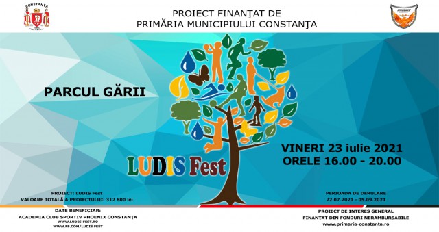 „LUDIS Fest” aduce bucuria mișcării în parcurile din Constanța