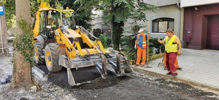 Lucrări de reabilitare a tramei stradale în mai multe zone din Constanța