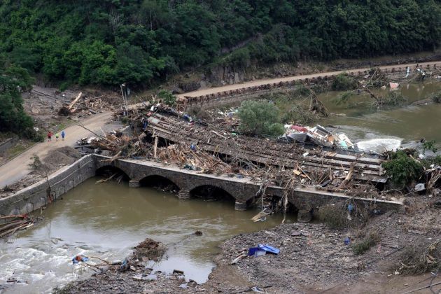 Daunele suferite la infrastructura rutieră după furtunile din Germania, estimate la 2 miliarde de euro