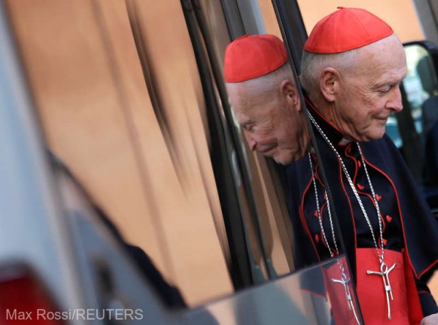 Fostul cardinal american Theodore McCarrick, inculpat pentru agresiune sexuală asupra unui adolescent