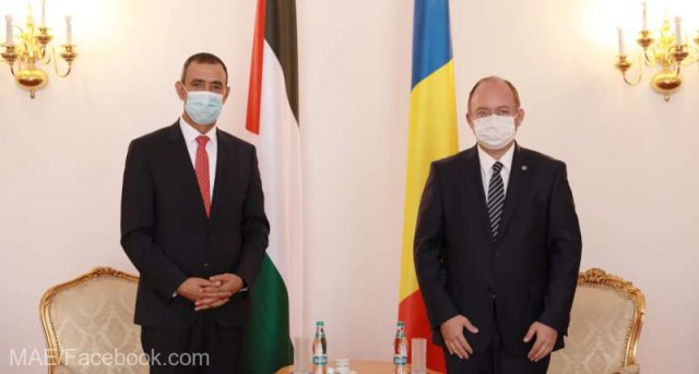 Aurescu subliniază deschiderea României pentru dezvoltarea şi diversificarea cooperării cu Palestina