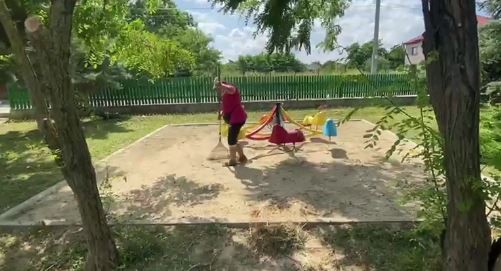 ACȚIUNE de ECOLOGIZARE a parcului din localitatea LAZU