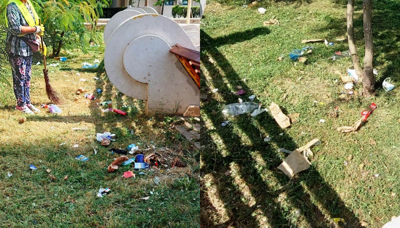 NESIMȚIRE FĂRĂ MARGINI în PARCUL de la FAR: Las’ că vine Primăria și strânge! Video NESIMȚIRE FĂRĂ MARGINI în PARCUL de la FAR: Las’ că vine Primăria și strânge! Video