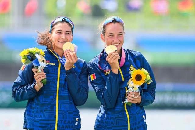 JO 2020 - Canotaj: România, medaliată cu aur la Tokyo în proba de dublu vâsle feminin