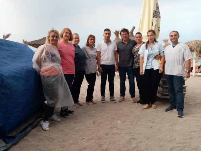 Valeriu Gheorghiță, prezent la punctul de vaccinare din Vama Veche