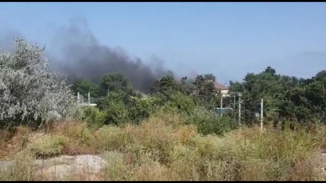 Incendiu la fostul SANATORIU Agigea VIDEO