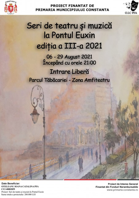 Competiții teatrale și recitaluri „amicale” la „Seri de teatru și muzică la Pontul Euxin“