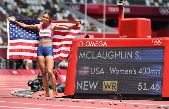 JO 2020 - Atletism: Aur şi record mondial pentru Sydney McLaughlin la 400 m garduri feminin