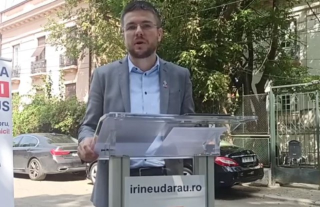Senatorul Irineu Darău candidează pentru preşedinţia USR PLUS