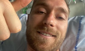 După ce a fost la un pas de moarte la EURO, Christian Eriksen a revenit în cantonament