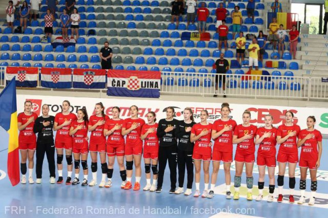 Handbal feminin: România a învins Muntenegru (30-24) şi a ocupat locul 7 la Campionatul European Under-17