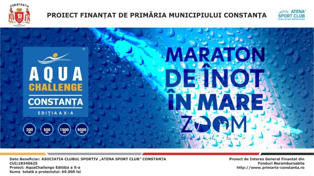 Maraton de înot în Marea Neagră la a X-a ediție a AquaChallenge
