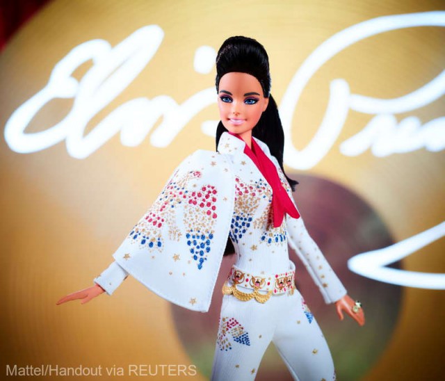 Barbie îl celebrează pe Elvis Presley printr-o nouă păpuşă de colecţie
